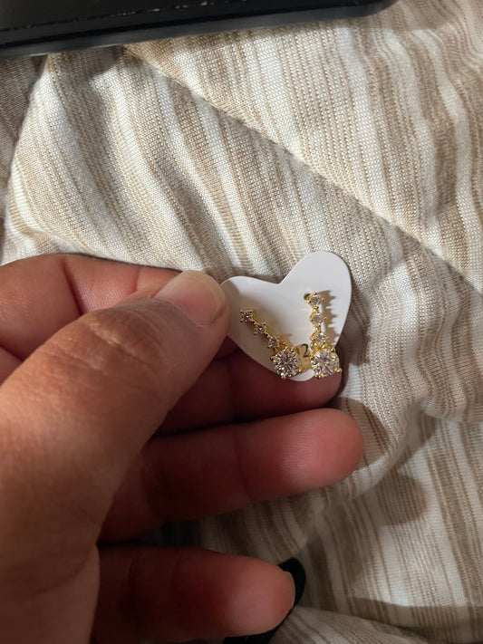 Stirling silver earring
