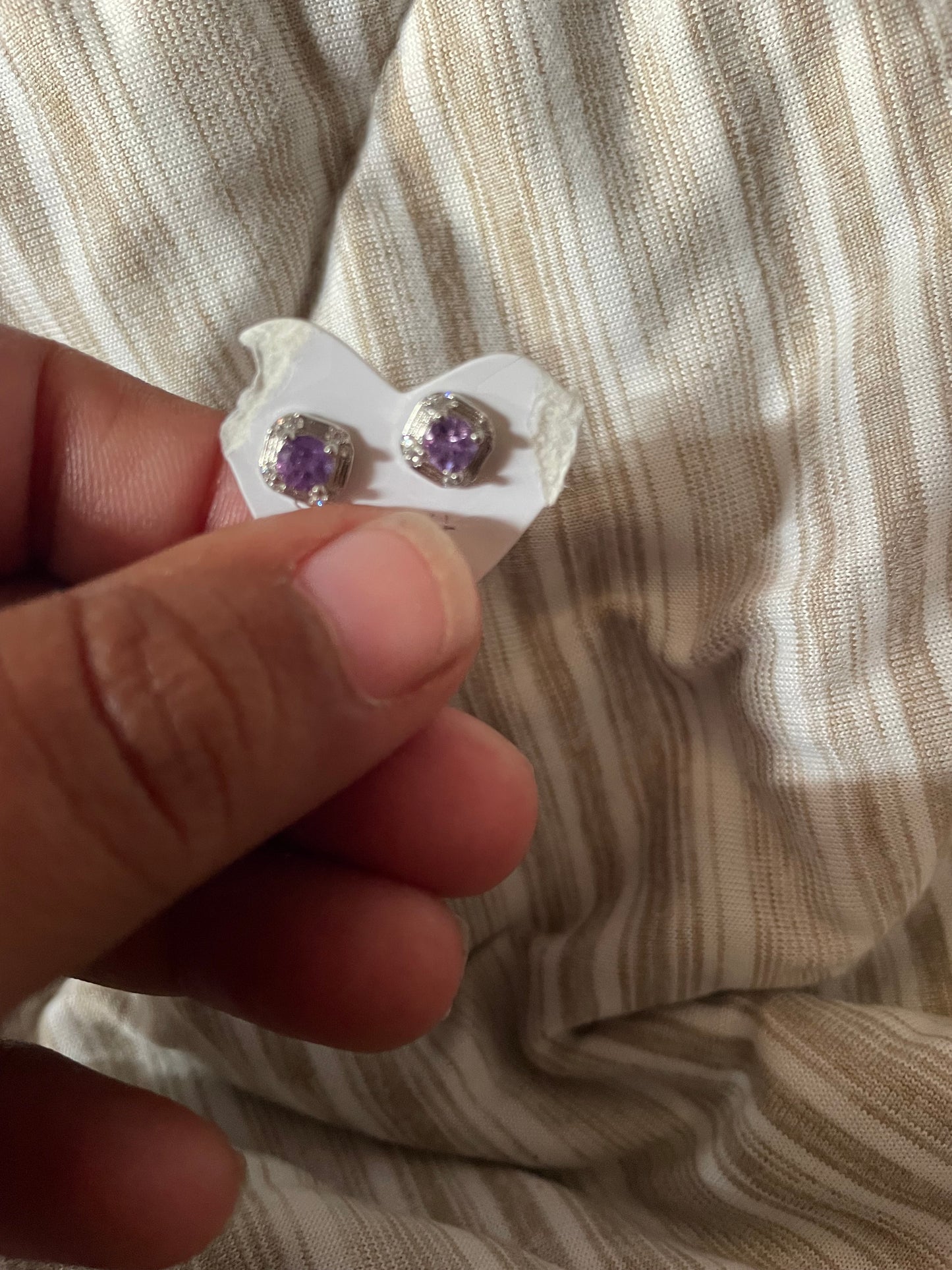 Stirling silver earring