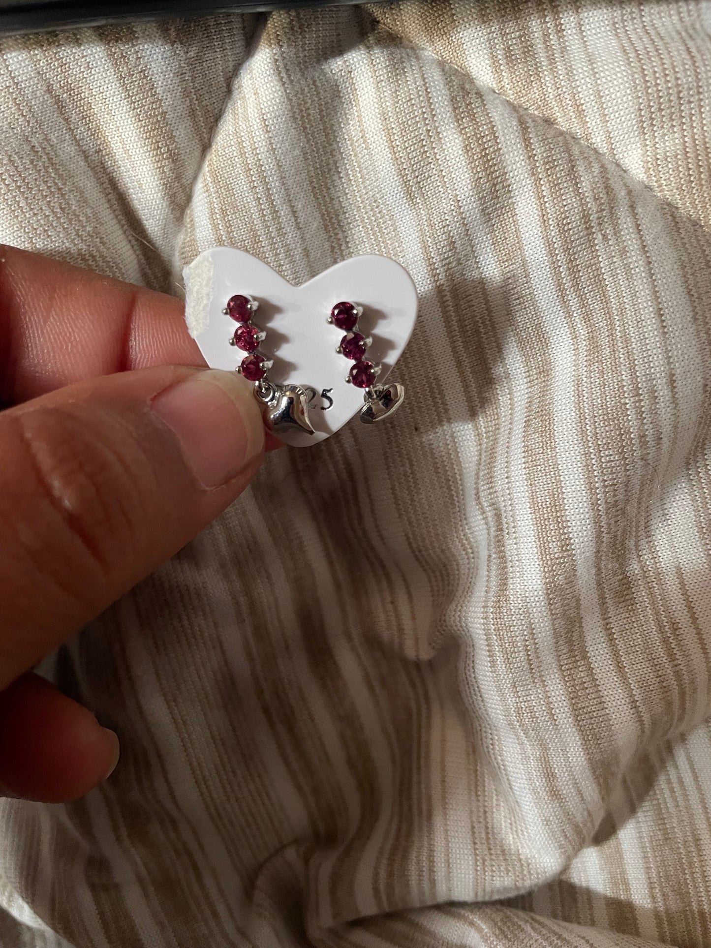 Stirling silver earring