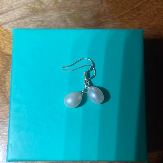 Pearl earrings